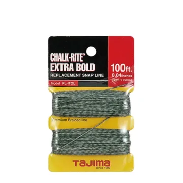 TAJIMA TOOL Chalk-Rite® Extra Bold braided line, 1.0 mm x 30m / 100 ft.