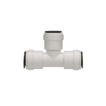 Watts 3/8 In. x 3/8 In. x 3/8 In. Quick Connect Plastic Tee