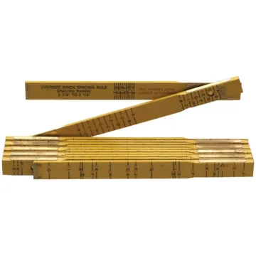 Lufkin 6' x 5/8" Brick Mason Wood Rule Red End®