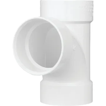 Charlotte Pipe 6 In. Schedule 40 Sanitary PVC Tee