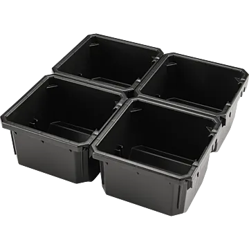 Makita MAKTRAK™ Low Profile Standard Organizer Bin Set (4pk)