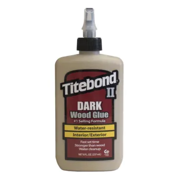 Titebond II 3703 Wood Glue, Brown, 8 oz Bottle