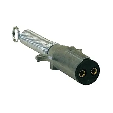 Buyers Die-Cast Zinc Plated Horizontal 2-Way Trailer Side Trailer Connector