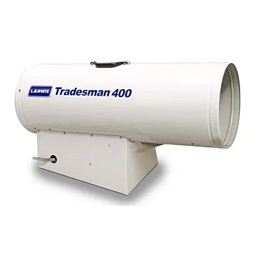 L.B. White 250000/400000 Btu/hr 4/1.3 A 1050 cfm Portable Air Forced Propane Heater