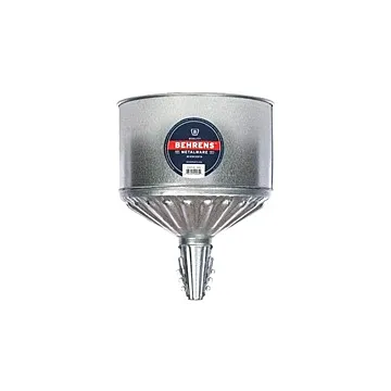 SMA Behrens 9.63 x 9.63 x 12 x 1-7/8 in Spout Diameter Size Galvanized Steel Lock-On Tractor Funnel