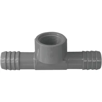 Plumbeeze Boshart 1/2 In. x 1/2 In. x 1/2 In. FIP Combination Polypropylene Insert Tee