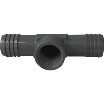 Boshart Industries 1"INSx1"INSx3/4"FPT COMB / RED TEE - PVC