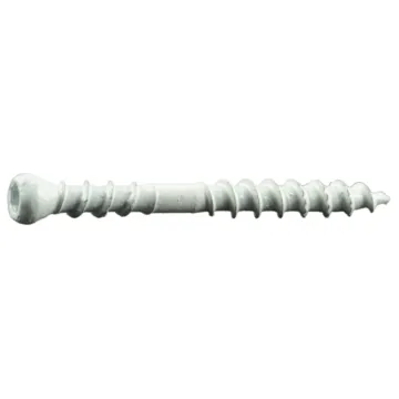 #8 x 1-5/8" Square Trim Head, Trim Head Screw, White, White (Bulk Box )