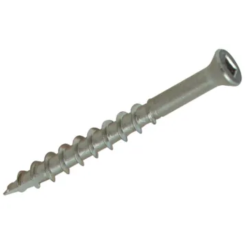 Grip-Rite Simpson Strong-Tie #7 x 1-5/8 In. Square Drive Trim Head Stainless Steel Screw (195 per Box)