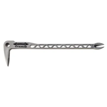 Stiletto 12 in. Titanium Claw Bar Nail Puller with Dimpler®