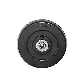 World Casters & Equipment Manufacturing 2-1/2 in 1-1/8 in 120 lb Plain Bore Wheel