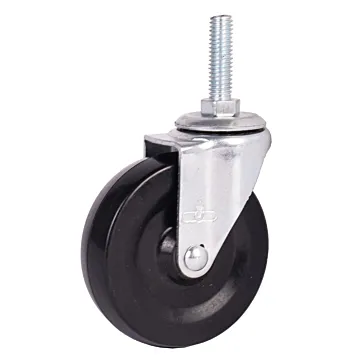 World Casters & Equipment Manufacturing 110 lb 3 in Soft Rubber Swivel Caster