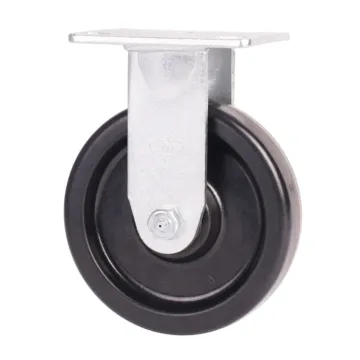 World Casters & Equipment Manufacturing 750 lb 6 in Phenolic Rigid Caster