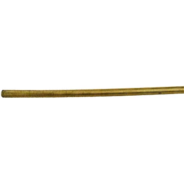 All America Threaded Products® M12 1 M Steel Zinc Plated Threaded Rod