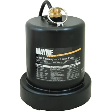 Wayne WAYNE TSC130 1/4 HP Portable Electric Water Removal Pump