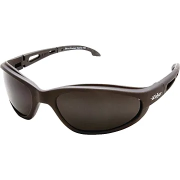 Edge TSM216 Polarized Safety Glasses, Smoke Lens, Black Frame, Unisex, Polycarbonate Lens, Full Frame, Nylon Frame