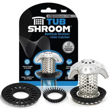 TubShroom SS Bathroom Hair Catcher