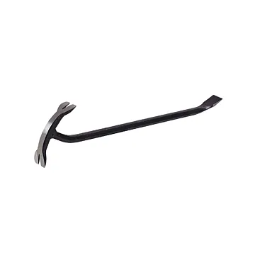 Fulton Double Claw Tapered Chisel Steel Clear-Coated/Polished Wrecker Bar