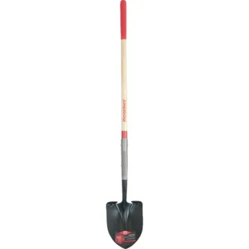 Razor-Back 48 In. Cushion Grip Wood Handle Round Point Shovel