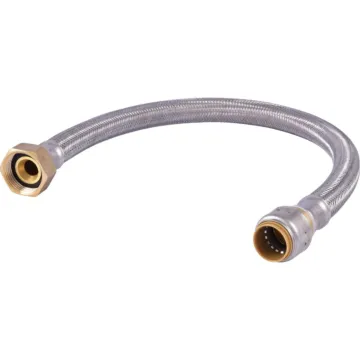 SHARKBITE Sharkbite 3/4 In. x 1 In. x 24 In. L Stainless Steel Water Softener Connector