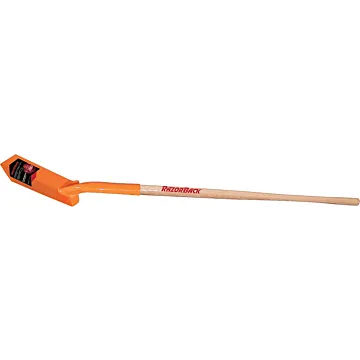 Razor-Back Trenching Shovel with Wood Handle