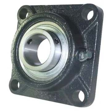 KML Premium 4 Bolt Flange  Bearing, 1" Set Screw Lock, Extended Race UCF20516