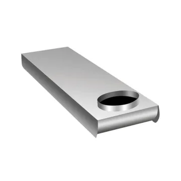 Dundas Jafine Straight Space Saver Duct – 4” / 90° Inlet, Straight Outlet