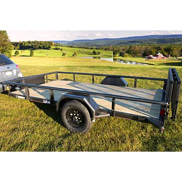 Diamond C 77" Premium Single Axle 12' Utility Trailer