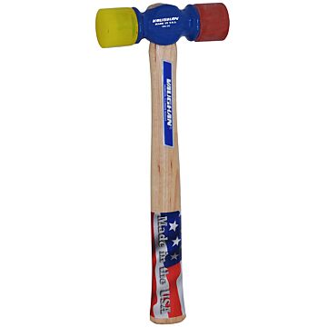 Vaughan 12 oz Red/Yellow/Blue 12-1/8 in Soft Face Hammer