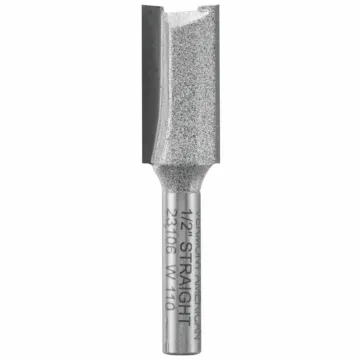Vermont American 1/2 In. x 1 In. Carbide Tipped 2-Flute Straight Bit