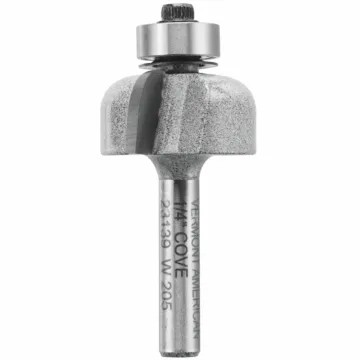Vermont American 1/4 x 1/2 In. Carbide Tipped Cove Bit