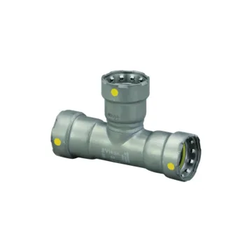 MegaPress Gas Tee 3/4"x3/4"x1/2"