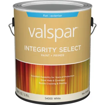 Valspar Integrity Select Exterior Paint & Primer (Flat - White) 1 gal