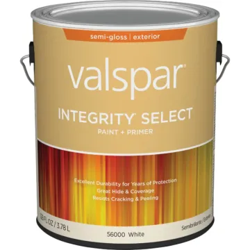 Valspar Integrity Select Exterior Paint & Primer (Semi-Gloss - White) 1 gal
