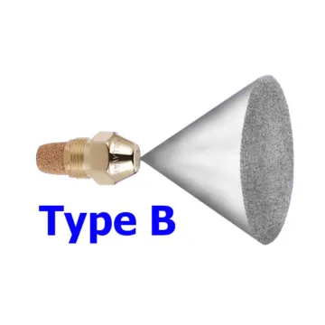 Delavan 80 deg 0.60 gph Brass Solid Cone Fuel Nozzle