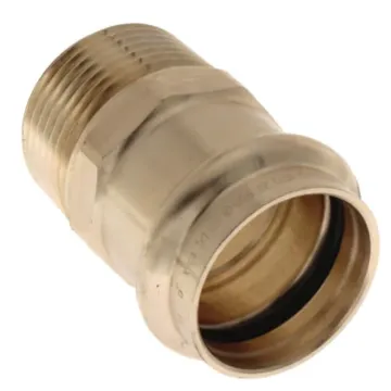 1 x 1 in Press x MPT Bronze Lead Free Pipe Male Adapter