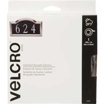 Velcro VELCRO Brand 1 In. x 10 Ft. Titanium Industrial Strength Extreme Hook & Loop Roll