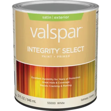 Valspar Integrity Select Exterior Paint & Primer (Satin - White) 1 qt.