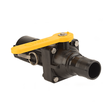 Banjo 150 psi Poly 2 in and 3 in Bolted Full Port Easy-Fill Valve