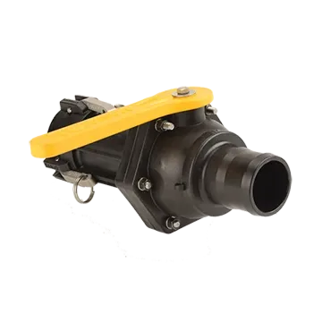 Banjo 100 psi Poly 2 in and 3 in Bolted Full Port Easy-Fill Valve