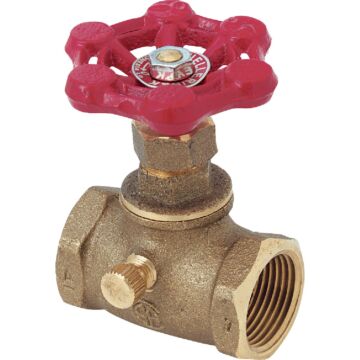 Boshart Industries ProLine 1/2 In. FPT x 1/2 In. FPT Brass Stop and Waste Valve