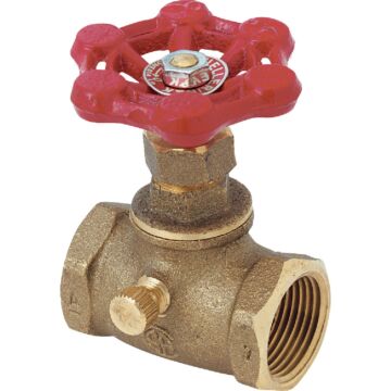 Boshart Industries ProLine 3/4 In. FPT x 3/4 In. FPT Brass Stop and Waste Valve