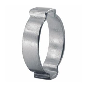 3/8 in Fits Pipe Size Steel Zinc Plated 2-Ear Hose Clamp