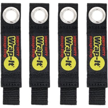 Wrap-It Storage 7 In. x 1 In. Heavy-Duty Straps (4-Pack)