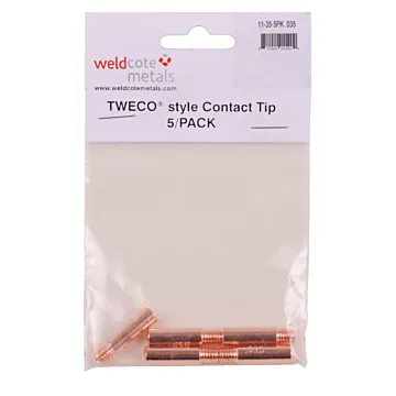 Weldcote Tweco Contact Tip 5 Pack 11-35