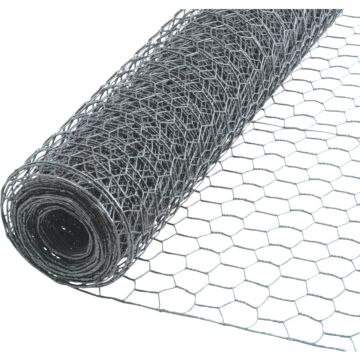 1" x 60" H. Hexagonal Wire Poultry Netting