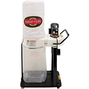 SHOP FOX 800 cfm 2.5 micron 2.1 cu-ft Dust Collector
