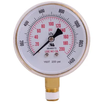 Best Welds® 2 in 200 psi 1/4 in NPT Replacement Pressure Gauge
