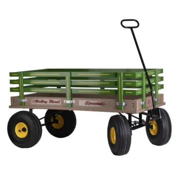 Valley Road Woodworks 1000 lb Rack 40 in Speeder Wagon Green Poly