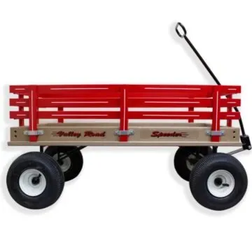 Valley Road Woodworks 350 POLY RED 1000 lb Rack 40 in Speeder Wagon
